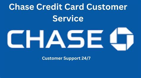 chase credit card customer service.